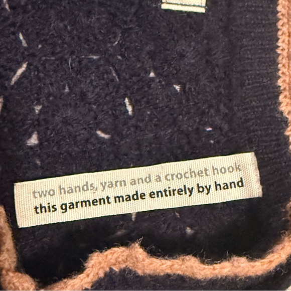 Odd Molly Black Knitwork Granny Circle Skirt - Picture 6 of 10